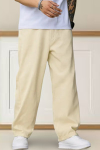 CABRRR Straight Fit Men Beige Jeans - Image 4