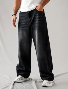 Yagan Baggy Fit Black Jeans - Image 5