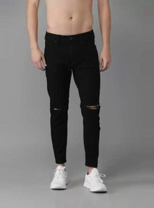 Maahhit Slim Men Black Jeans