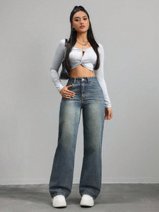 METRONAUT Straight Fit Women Green Jeans