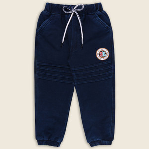 Wishkaro Jogger Fit Boys Dark Blue Jeans