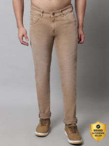 CANTABIL Slim Men Brown Jeans