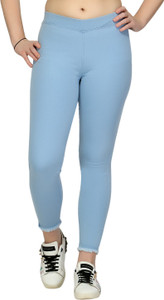 ZXN Clothing Light Blue Jegging Price in India - Buy ZXN