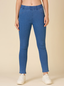 3BUTTERFLIES Blue Jegging