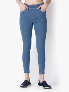 3BUTTERFLIES Blue Jegging