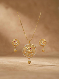ASAYATI Alloy Gold-plated Gold Jewellery Set