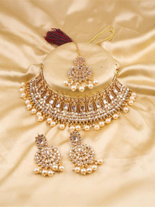 SS IMITATION JEWELLERY Alloy Gold-plated Gold Jewellery Set