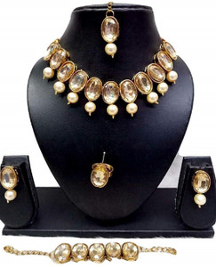 CATALYST Brass Brass Gold Jewellery Set