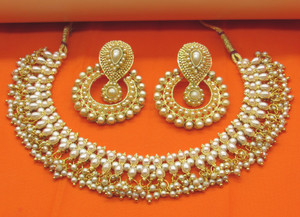 SHREE MAULI CREATION Alloy Gold-plated Gold Jewellery Set