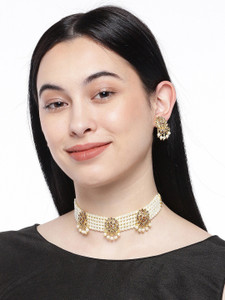 ASMITTA Jewellery Alloy Gold-plated Gold Jewellery Set