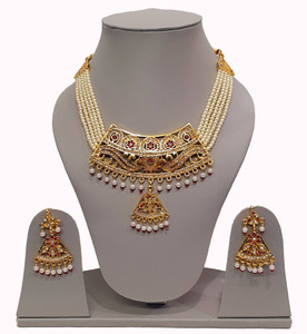 Rhosyn Alloy Gold Jewellery Set