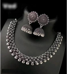 Arch gallery Brass Silver Jewellery Set