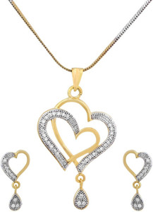 JDX Alloy Gold, Silver Jewellery Set