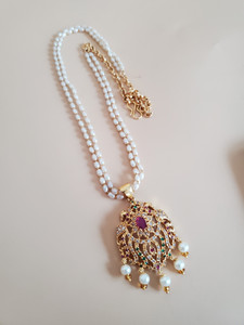 Rangrozo Jewellery Brass, Alloy Gold-plated Gold Jewellery Set
