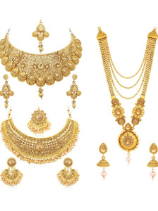 Sukkhi Alloy Gold-plated Gold Jewellery Set