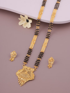 LaChoiceIt Beautiful and Unique Trending Design Pendant Mangalsutra with 24 Inch Long Chain Brass, Alloy Mangalsutra