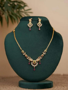 SCG Brass Gold Jewellery Set