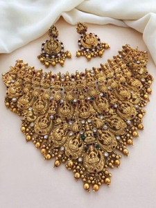 Orbis Alloy Gold-plated Gold Jewellery Set