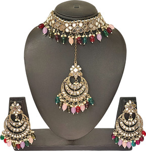 Zarmar fashion Alloy Gold-plated Multicolor Jewellery Set