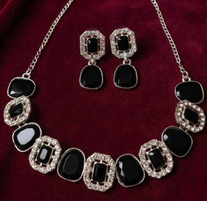 RINA ENTERPRISES Alloy Black Jewellery Set
