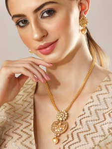 RUBANS Alloy Gold-plated Gold Jewellery Set