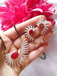 Silver necklace set flipkart clearance