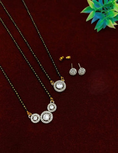 Divyanshi Collection Brass Silver Silver Jewellery Set