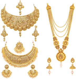 Gold Jewellery Sets Buy Gold Sets Online at Best Prices In India Flipkart
