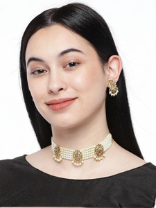ASMITTA Jewellery Alloy Gold-plated Gold Jewellery Set
