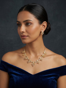 brado jewellery Brass Gold-plated Gold Jewellery Set