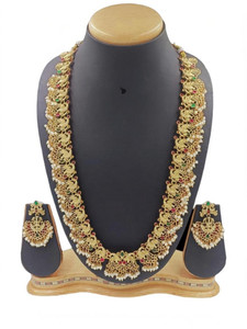VIVANTA DESIGN Alloy Gold Jewellery Set