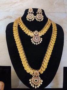 Sadguru Sai Alloy Gold-plated Gold Jewellery Set