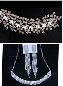 BHOOMI Alloy Silver Silver Jewellery Set