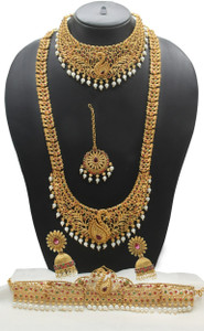 Chigold Alloy Gold-plated Multicolor Jewellery Set