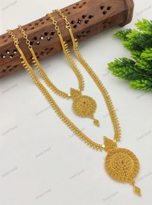 ZozoE Copper Gold-plated Gold Jewellery Set