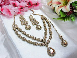 VATSALYA creation Alloy Gold-plated Gold Jewellery Set