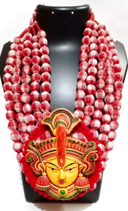 Chanda Fabric Multicolor Jewellery Set
