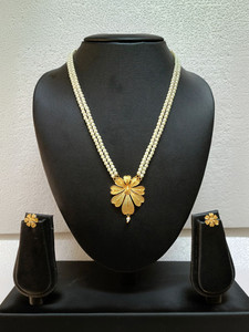 Purabi Alloy Gold-plated Gold Jewellery Set