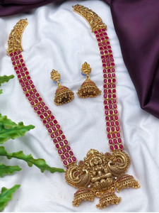 SUNDHA CREATION Copper Gold-plated Multicolor Jewellery Set