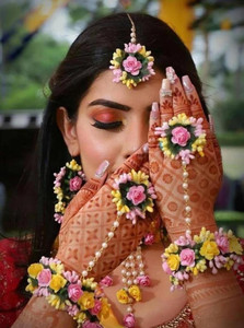 ringzinnie Copper Pink, Yellow Jewellery Set