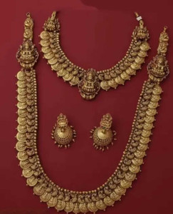 Sushi Brass Gold-plated Gold Jewellery Set