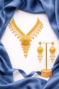 MYLENA Alloy Gold-plated Gold Jewellery Set