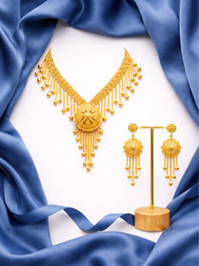 MYLENA Alloy Gold-plated Gold Jewellery Set