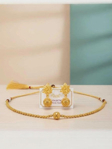 ZENVIA Alloy Gold-plated Gold Jewellery Set