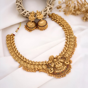 YIMBLI Alloy Gold-plated Gold Jewellery Set