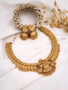 YIMBLI Alloy Gold-plated Gold Jewellery Set