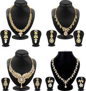 Sukkhi Alloy Gold-plated Gold Jewellery Set