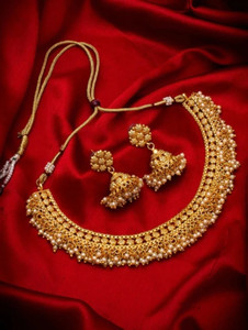 LITRIK Copper Gold-plated Gold Jewellery Set