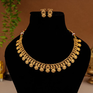 Grisha Jewellery Brass Gold-plated Gold Jewellery Set