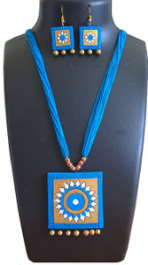 AVIGHNA Terracotta, Dori Multicolor Jewellery Set